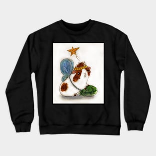 The Christmas guinea pig! Crewneck Sweatshirt